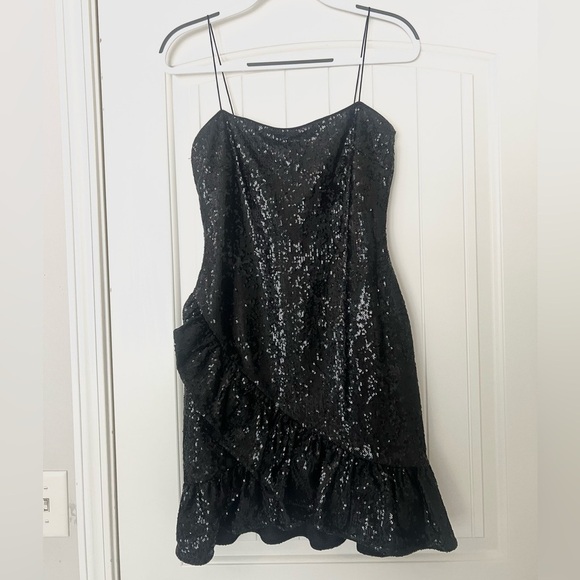 Likely Lilia Dress in Black Sequins - Picture 2 of 8